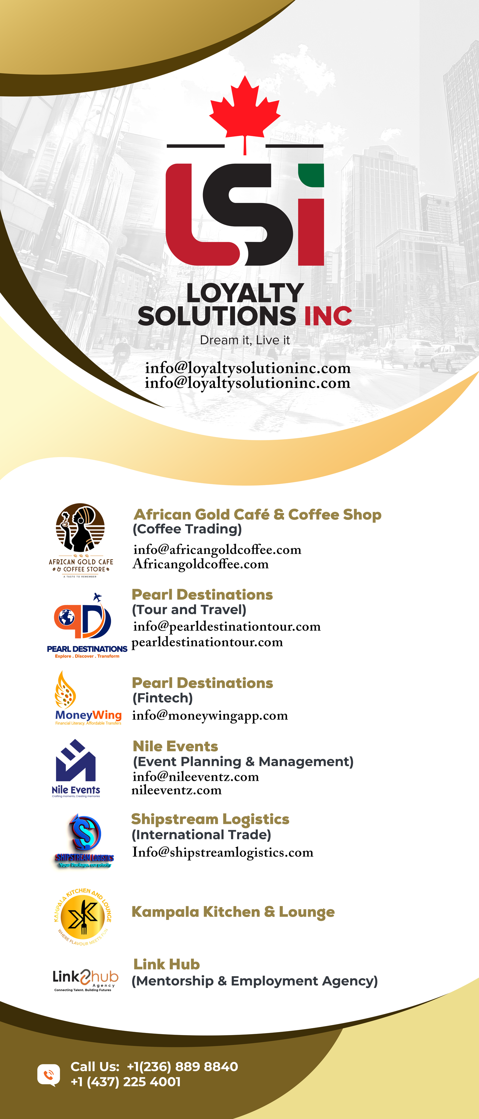 Loyalty Solutions Inc. vertical business network banner
